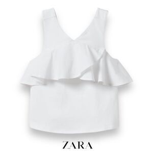 Zara White Kids Blouse